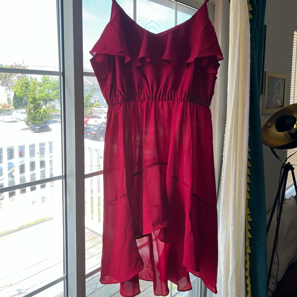Red dress